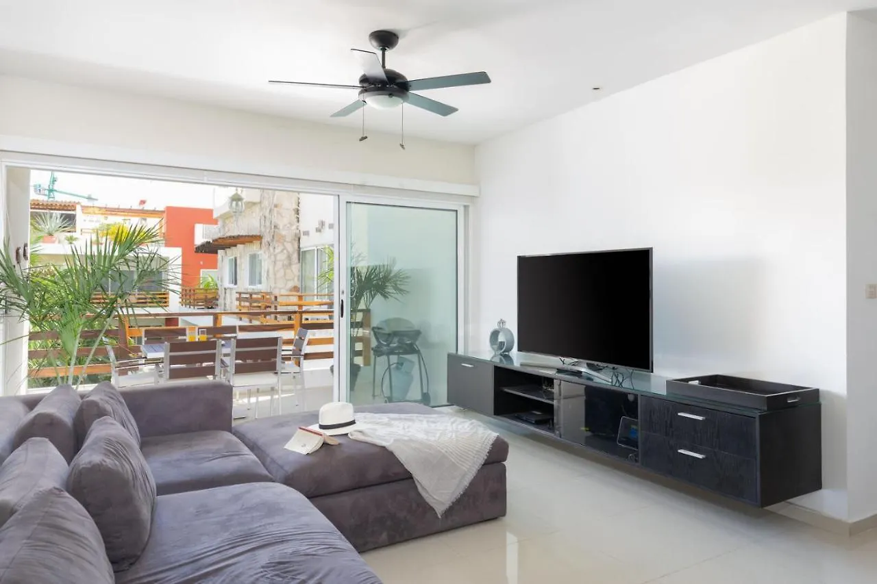 Exquisite Penthouse With Jacuzzi And Private Terrace Lejlighed Playa del Carmen